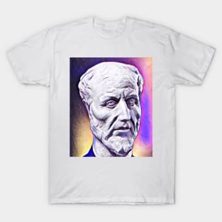 Plotinus Pink Portrait | Plotinus Artwork 7 T-Shirt